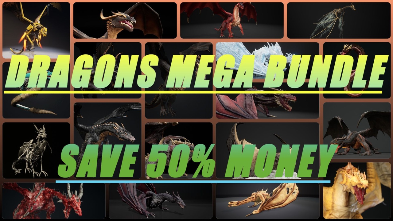 Media 1 for listing Dragons MEGA Bundle 01