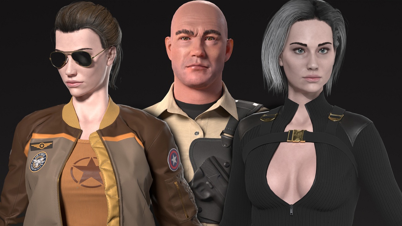 Media 1 for listing Military Character Bundle