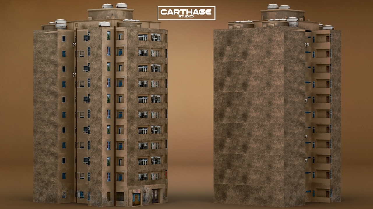 Media 1 for listing Arabic Neoclassical Tall Residential Complex Building