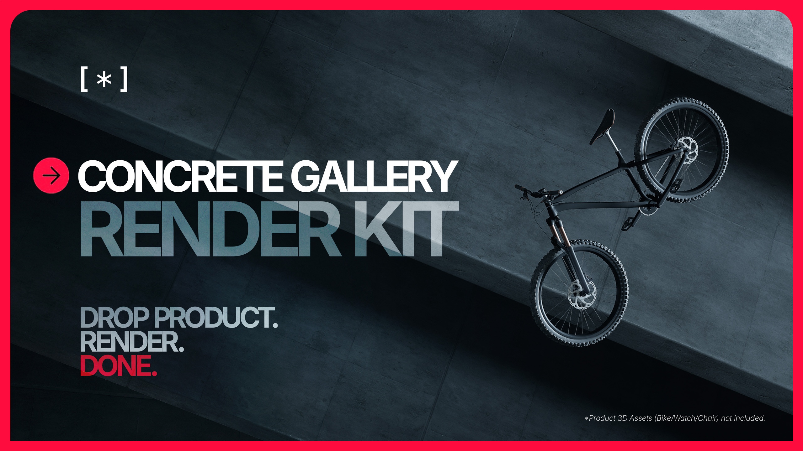 Media 1 for listing NIUE Render Kit - Concrete Gallery