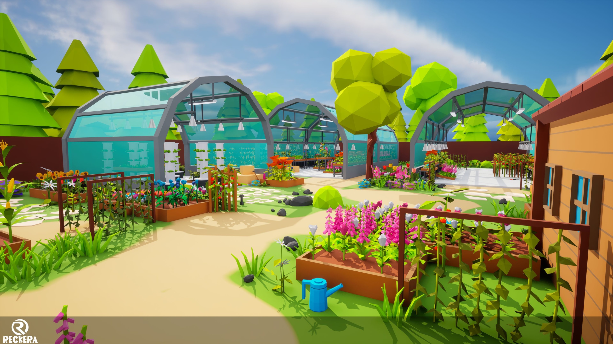 الوسائط 1 للقائمة Poly Garden Pack 01