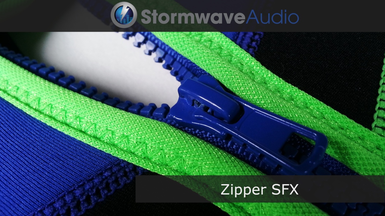 File multimediali per l'articolo Zipper Sound Effects Pack: 1