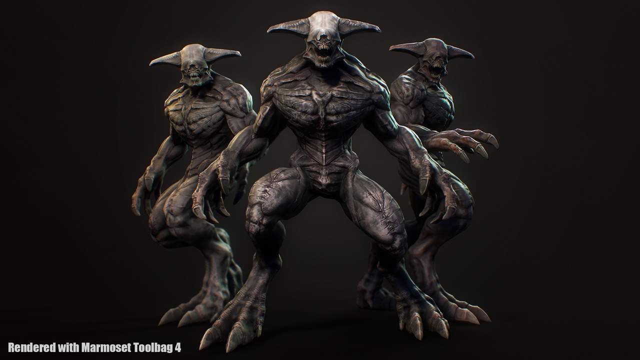 Media 1 for listing Horror Demon Creature v2 with 66 Animations