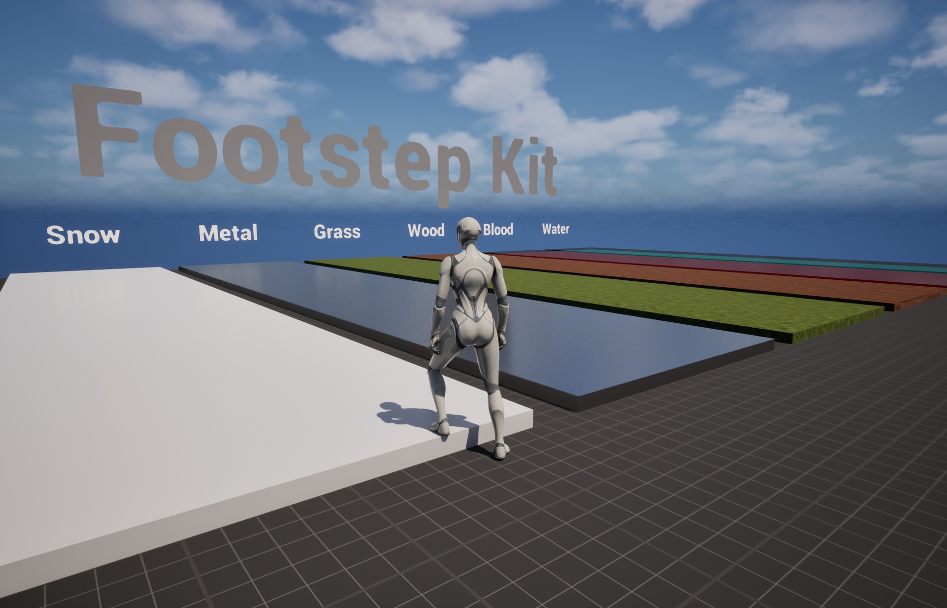 Media 1 for listing Footstep Kit For Unreal Engine