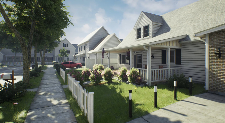 Suburb Neighborhood House Pack (Modular) | Fab