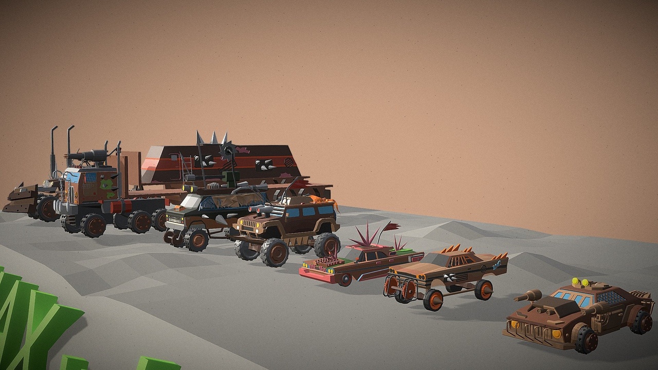 Media 1 for listing Vehicles Pack Low Poly