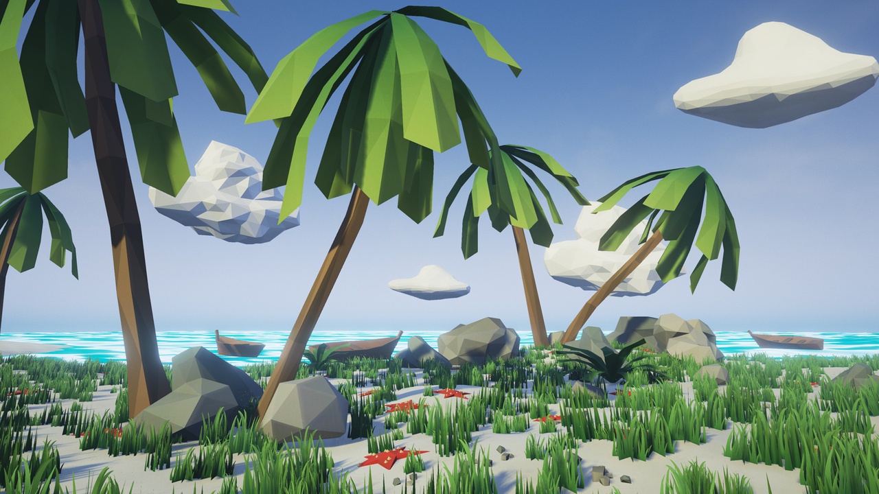 Media 1 for listing Low Poly Beach