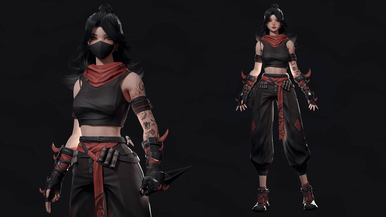 Media 1 for listing Cyberpunk Ninja Girl Vex