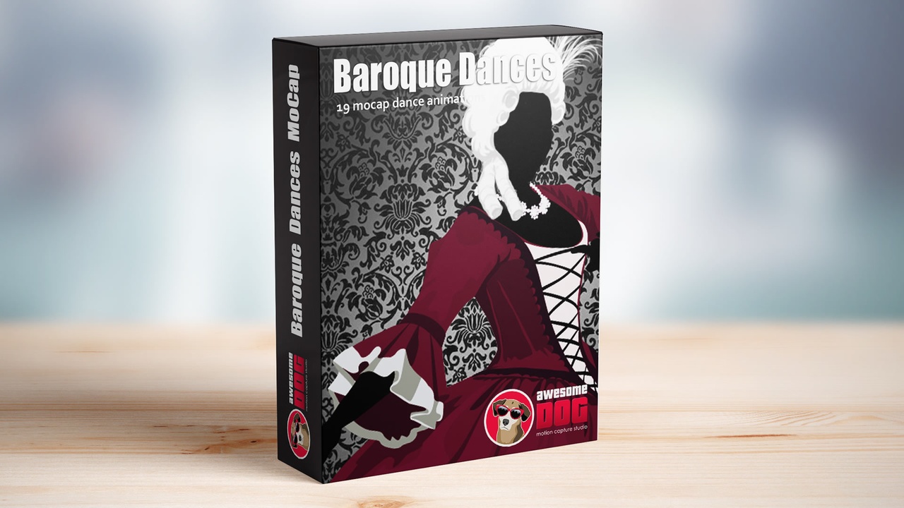 Media 1 for listing Baroque MoCap Dances Set