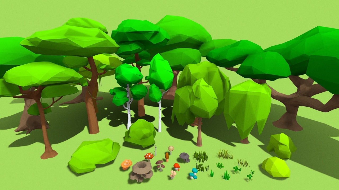 Media 1 for listing Plants Pack - Jungle Trees