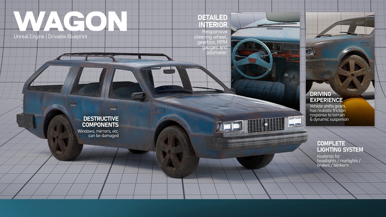Multimedia 1 dla listy Station Wagon - Drivable Vehicles
