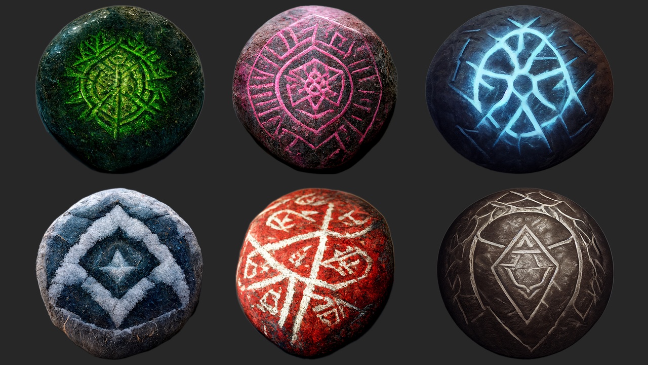 Media 1 for listing 324 Round Runestones