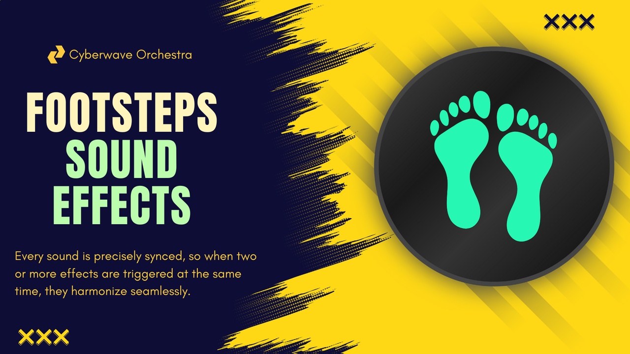 Media 1 for listing Footsteps Sound Effects: Footstep SFX