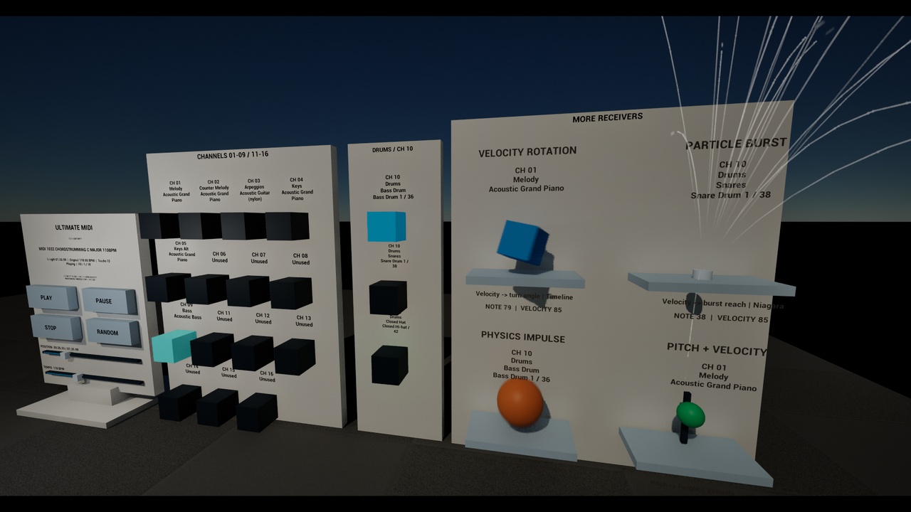 Media 1 for listing Ultimate MIDI Event System – Blueprint MIDI Playback Framework