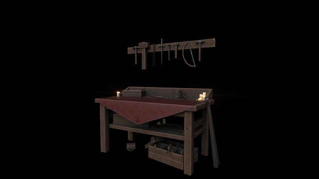 Medieval Blacksmith tools pack | Fab