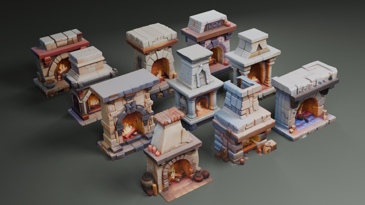 Media 1 for listing Stylized Fireplaces🔥