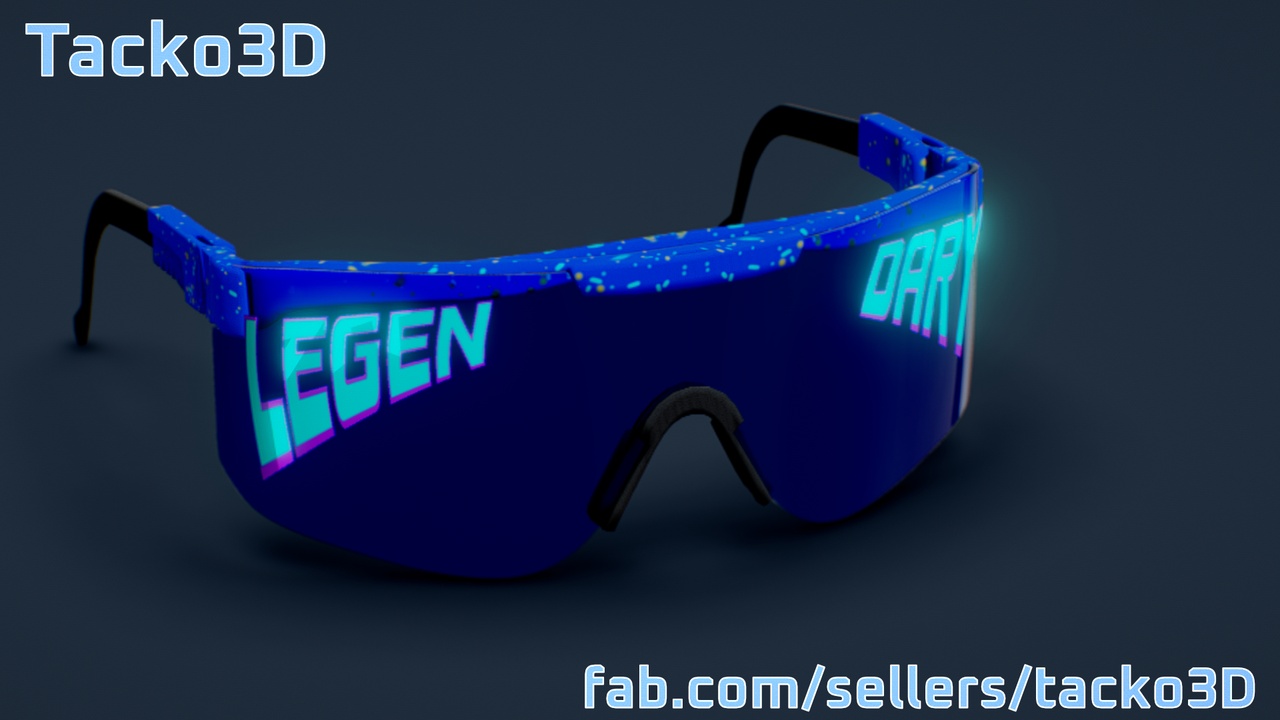 Media 1 for listing Ocean Blue Sunglasses