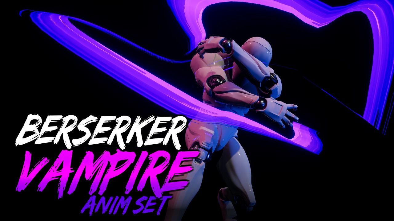 Media 1 for listing Berserker Vampire AnimSet