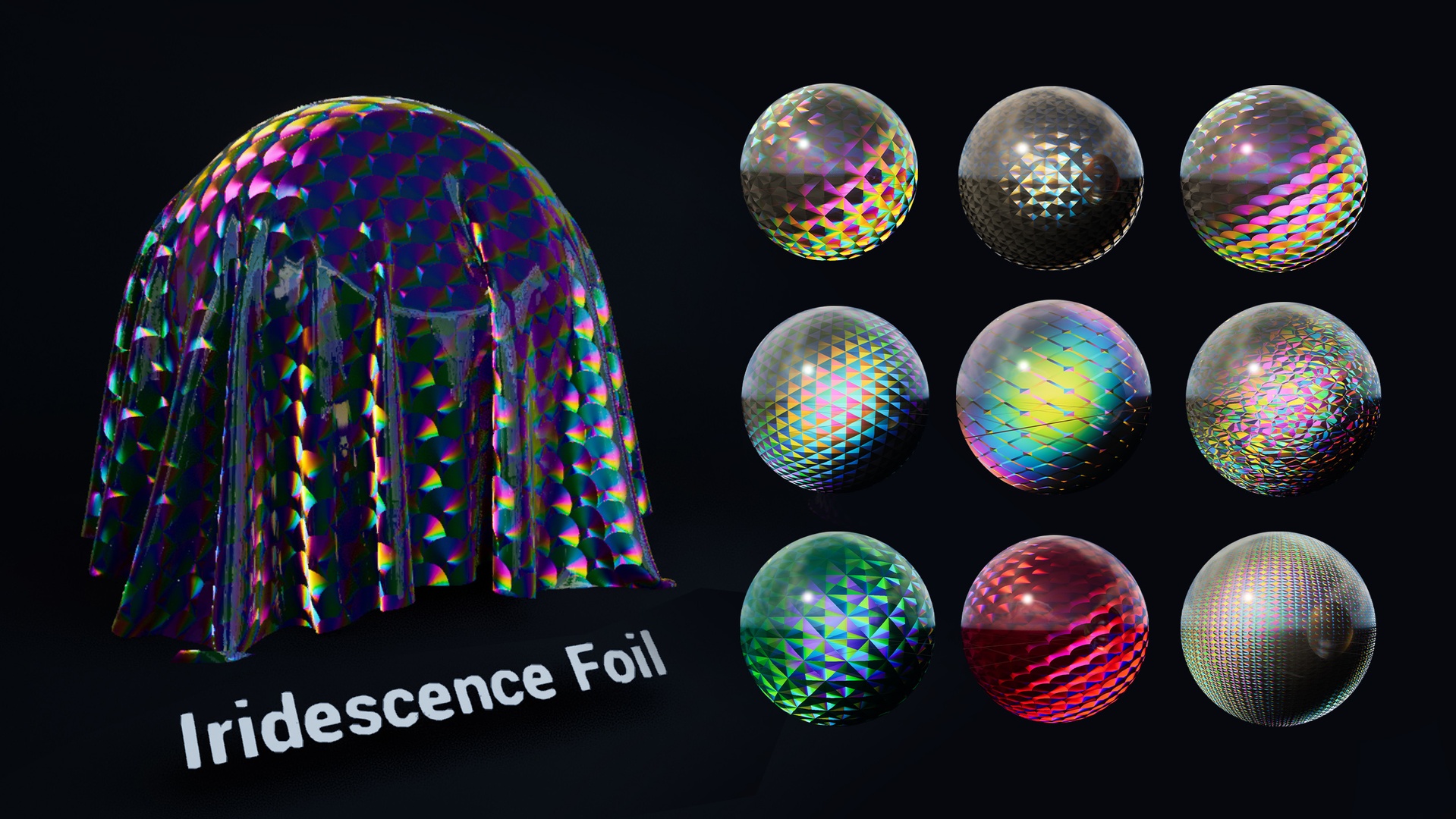 箔片虹彩材质 – For Substrate – Foil Iridescent – For Substrate