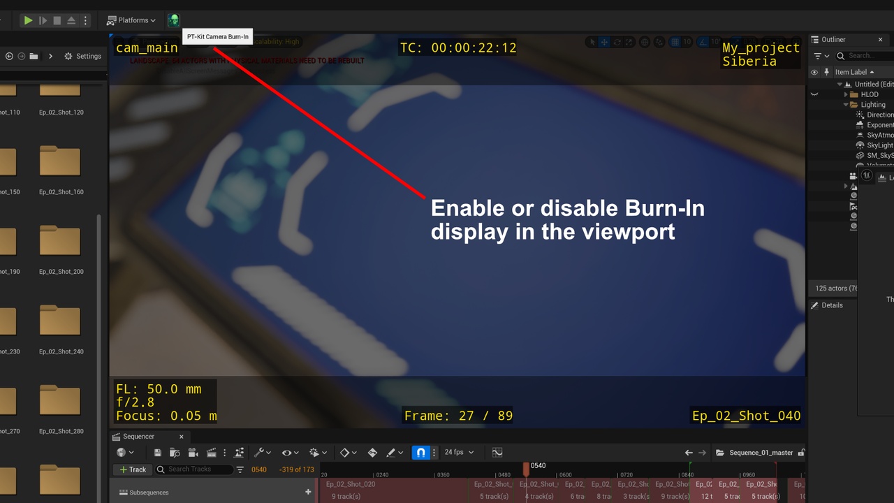 Media 1 for listing PT-Kit Camera Burn-In