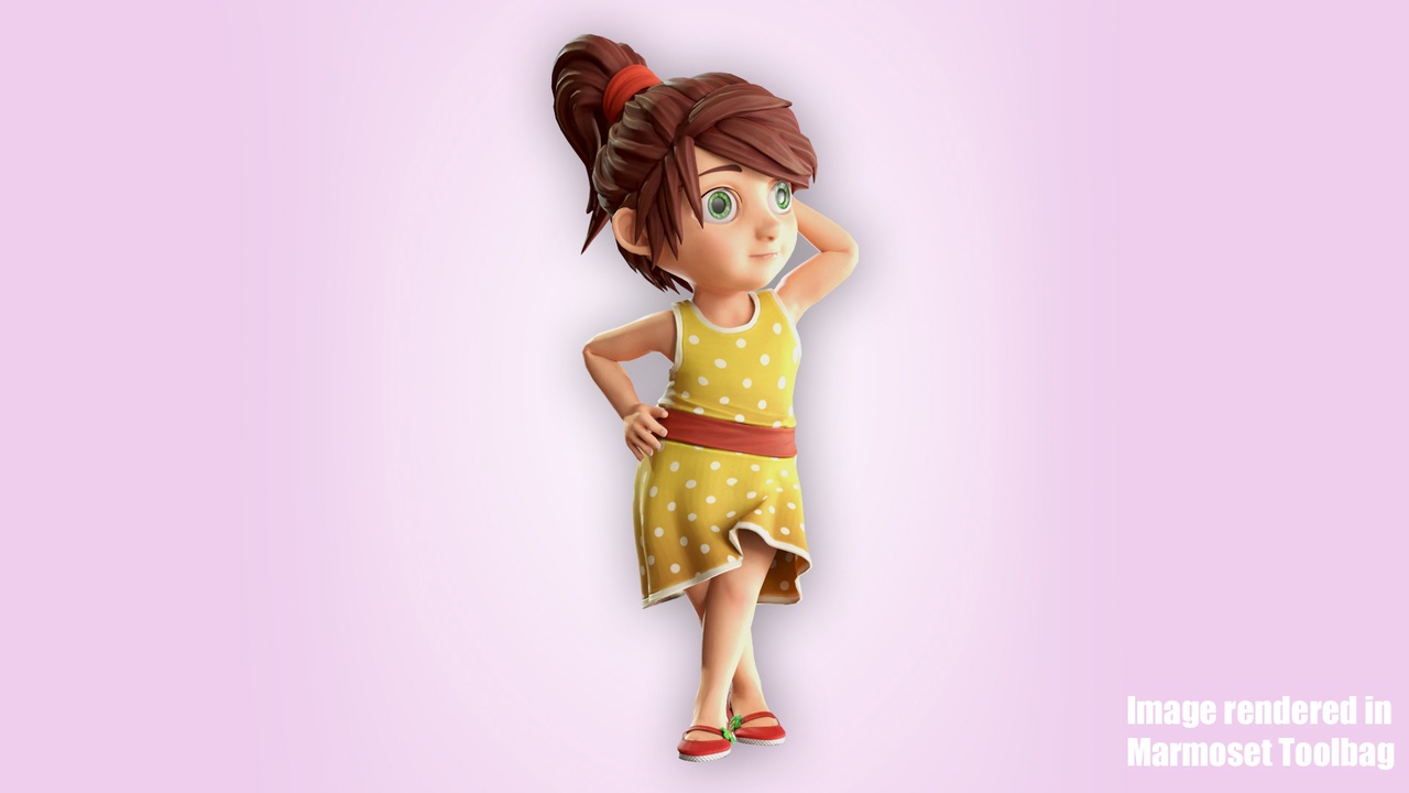 Media 1 for listing Cartoon Girl