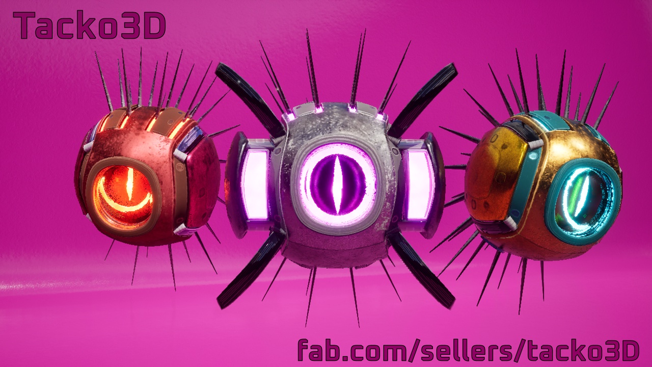 Media 1 for listing Thrasher Spiked Drone - Radiant Robot Series