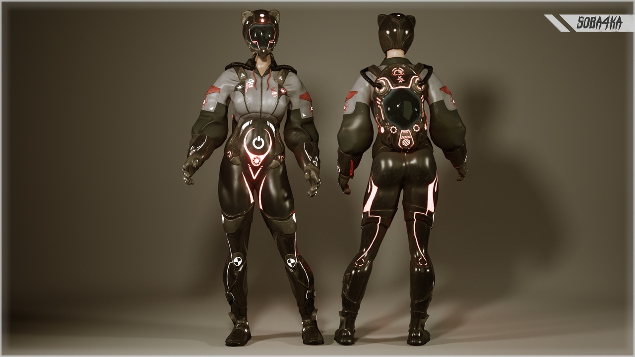 商品 Scifi Woman Cyborg 2 的媒体 1