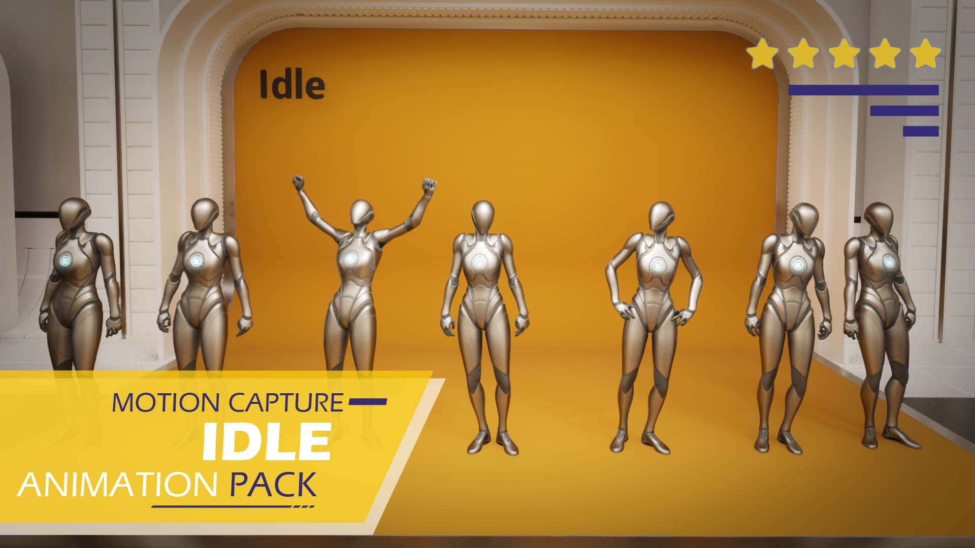 Idle Mocap Animation Pack | Fab