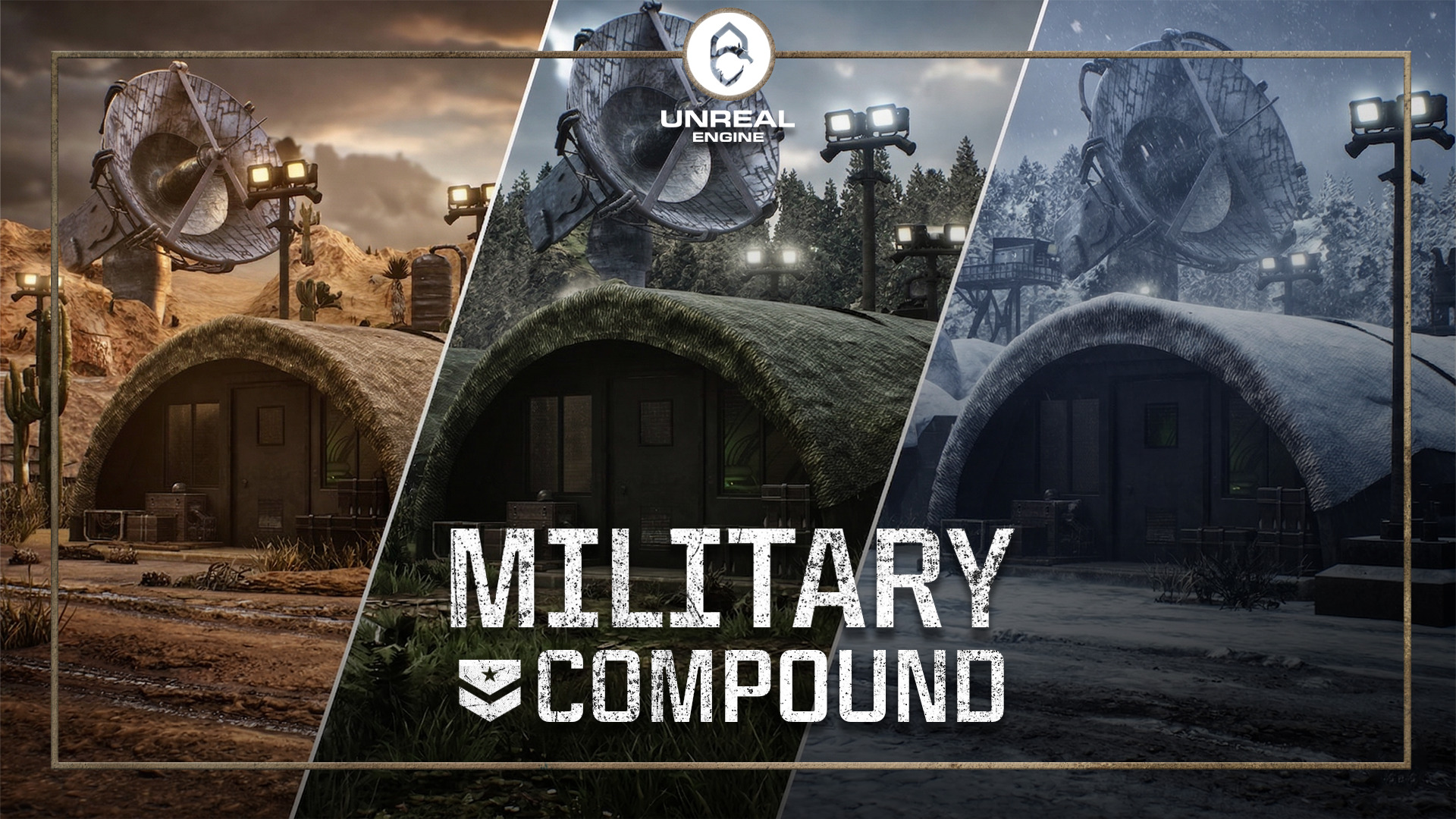 Modular Military Base Environment – Airbase, Camp & Chemical Facility | Fab