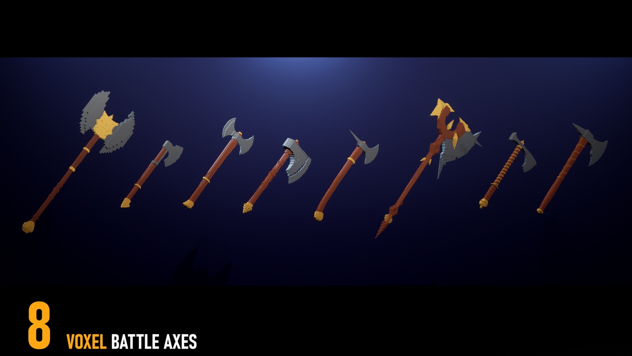 商品 Voxel Weapons Pack 的媒体 1