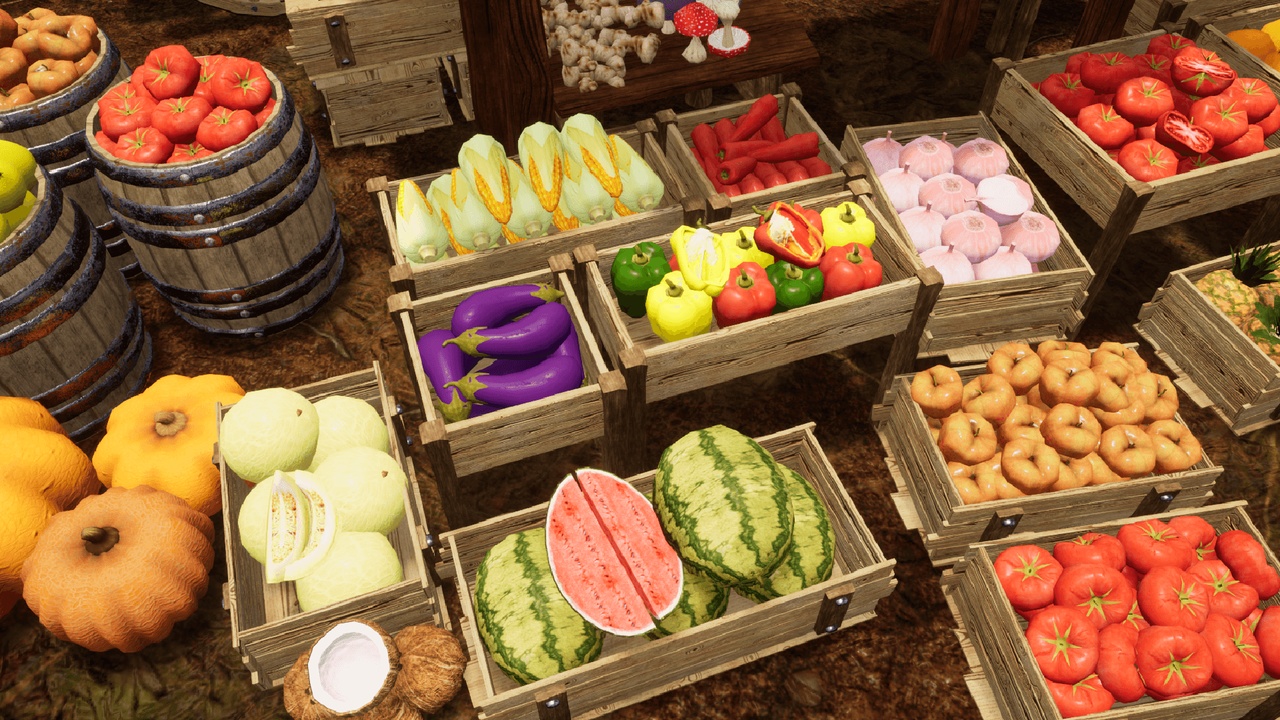 الوسائط 1 للقائمة RPG Food Props KIT