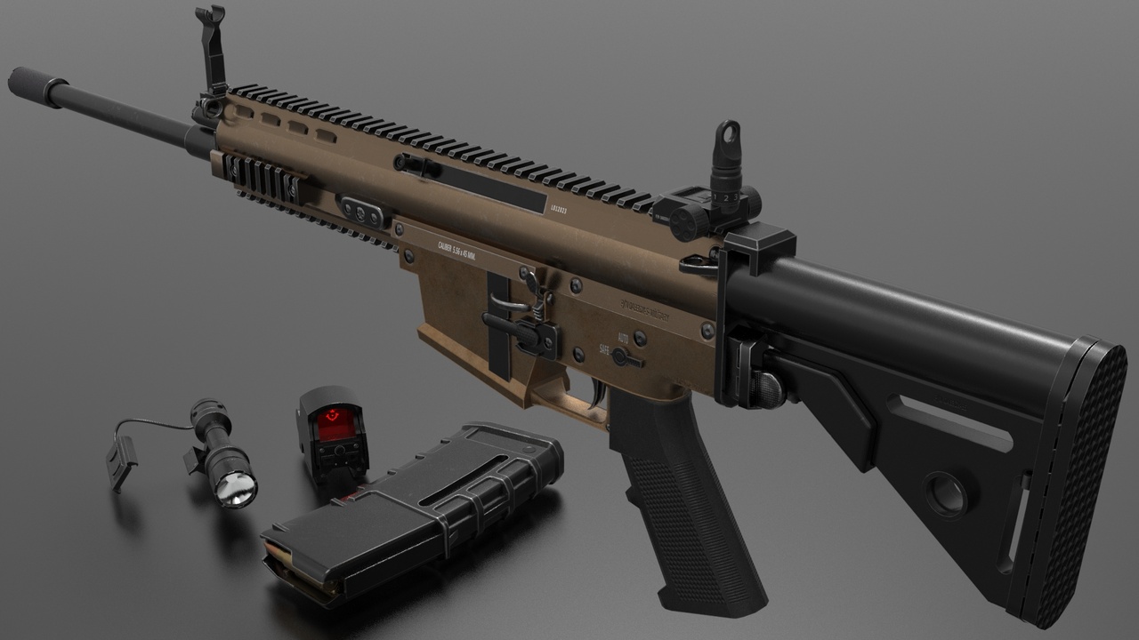 商品 Game Combat Rifle (Fps - Tps) 的媒体 1