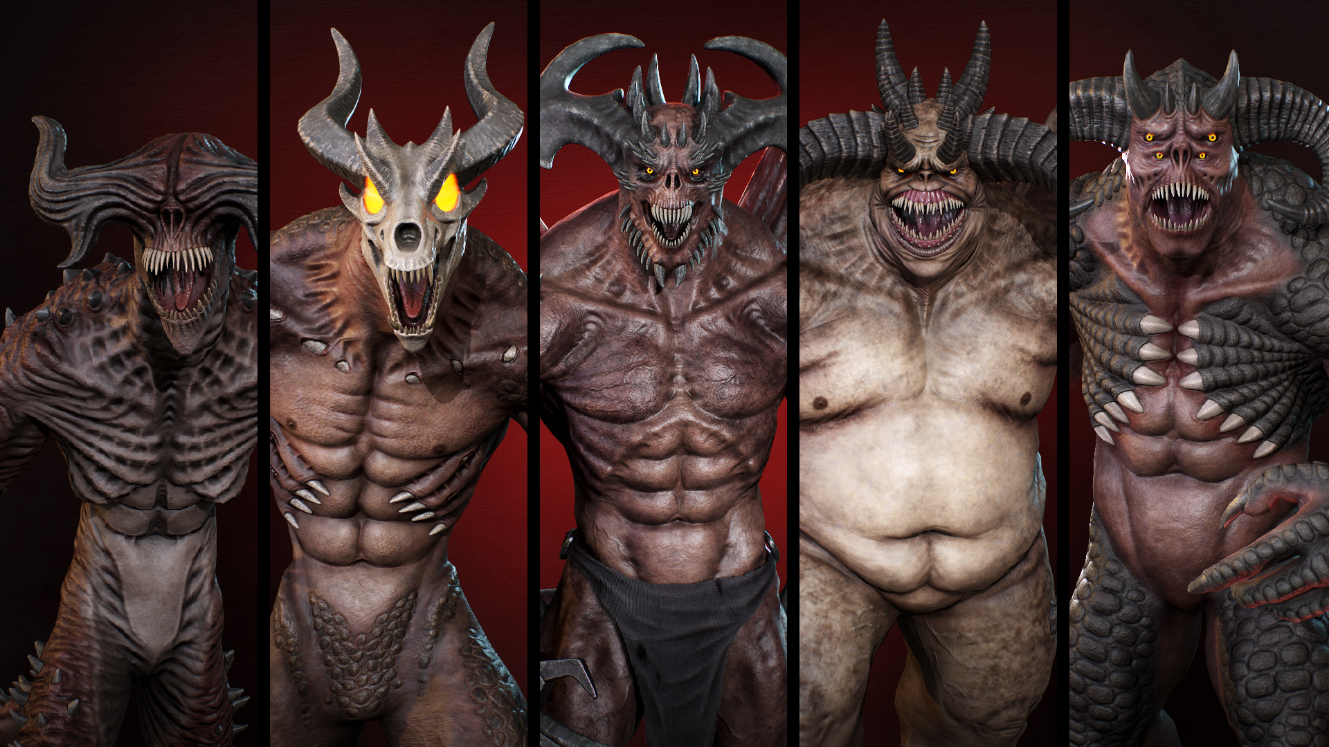Humanoid Demon Concept Art