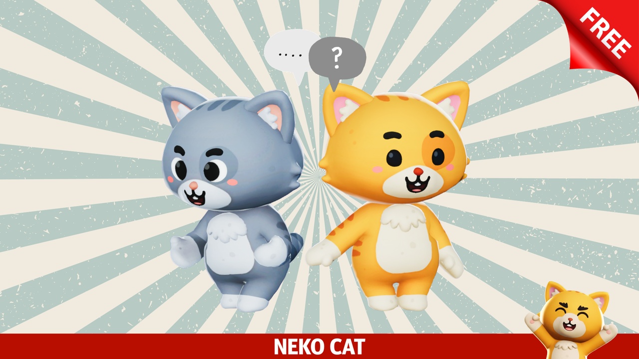 Media 1 for listing FREE Neko Cat Cute Pro Series