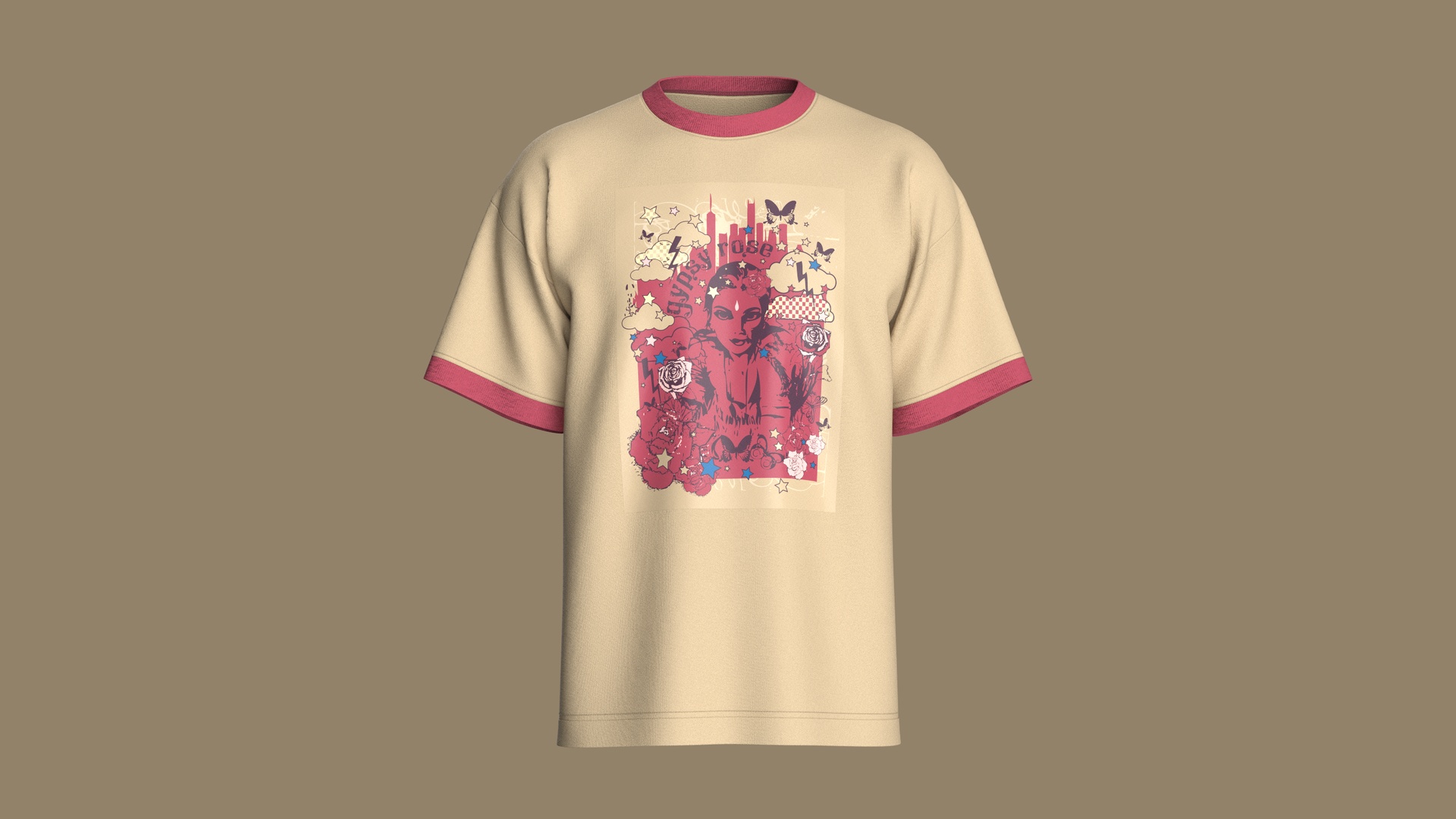 Media 1 for listing Tshirt - Rose | High Poly