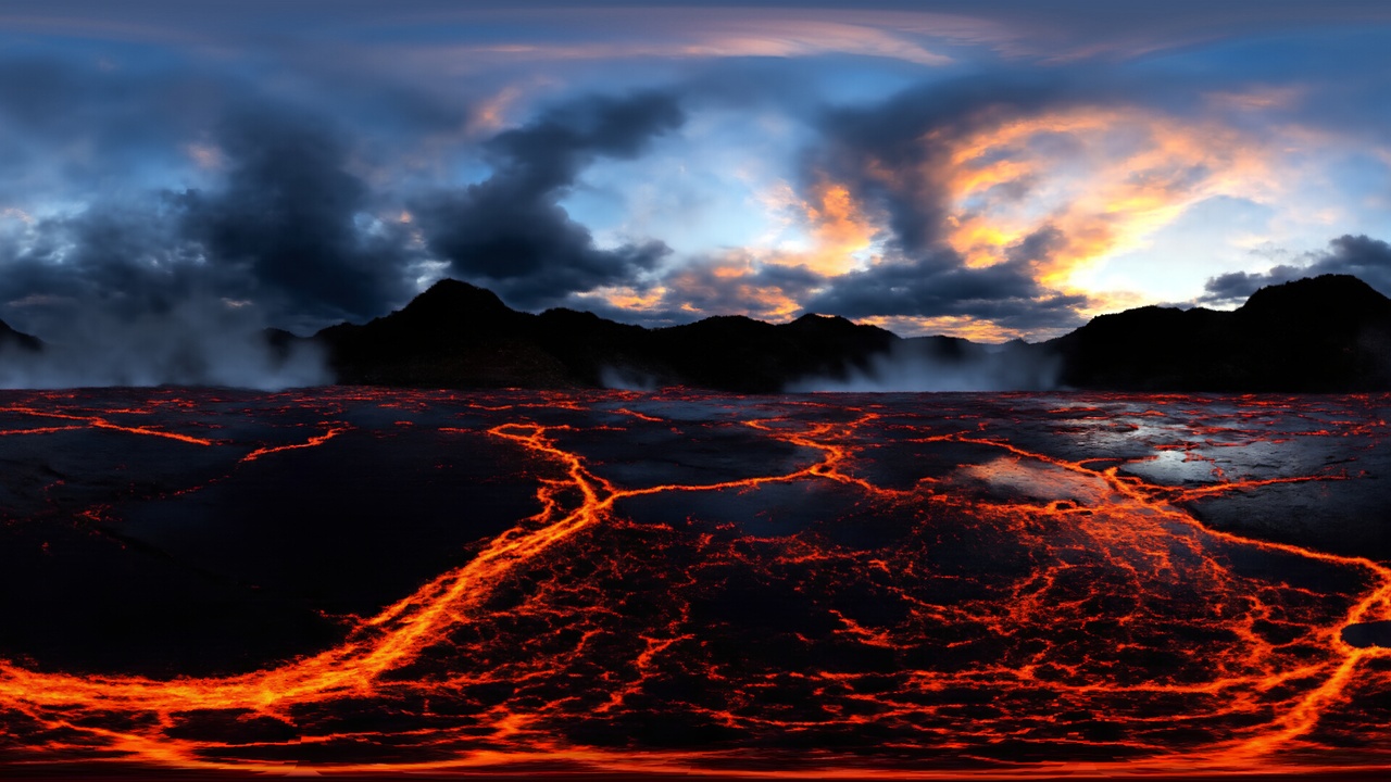 Media 1 for listing Lava Planet HDRI Set – Cinematic Volcanic Environments (8K)