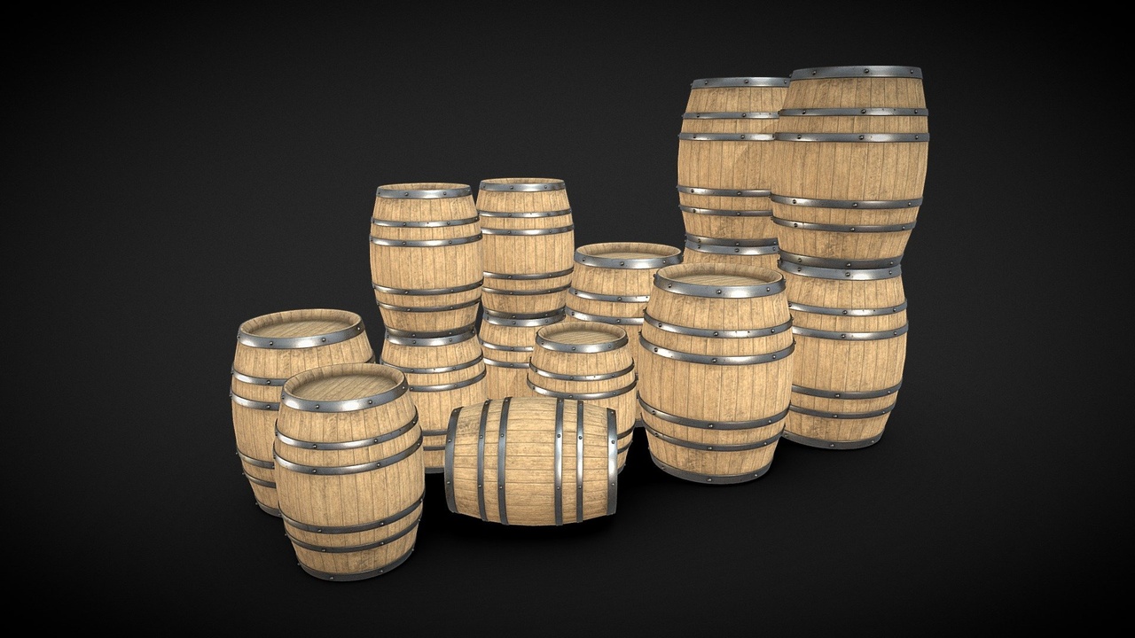 Media 1 for listing Medieval Market/ Barrel