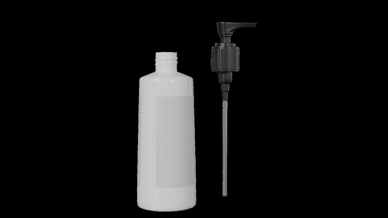 Plastic Pump Bottle Dispenser Cosmetic Soap Packaging | Fab