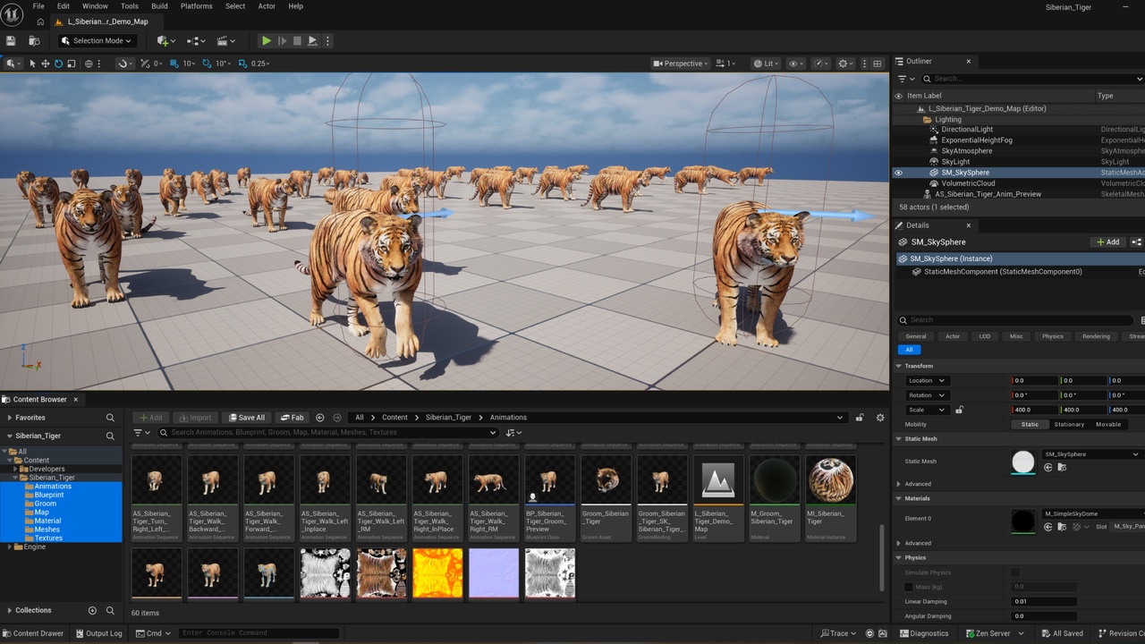 Media 1 for listing Siberian Tiger (GameReady)