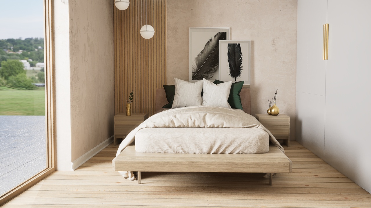 商品 Cosy Bedroom Scene 的媒体 1