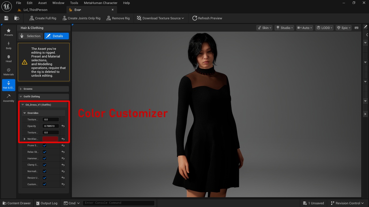 Media 1 for listing Metahuman Dress Collection Pack