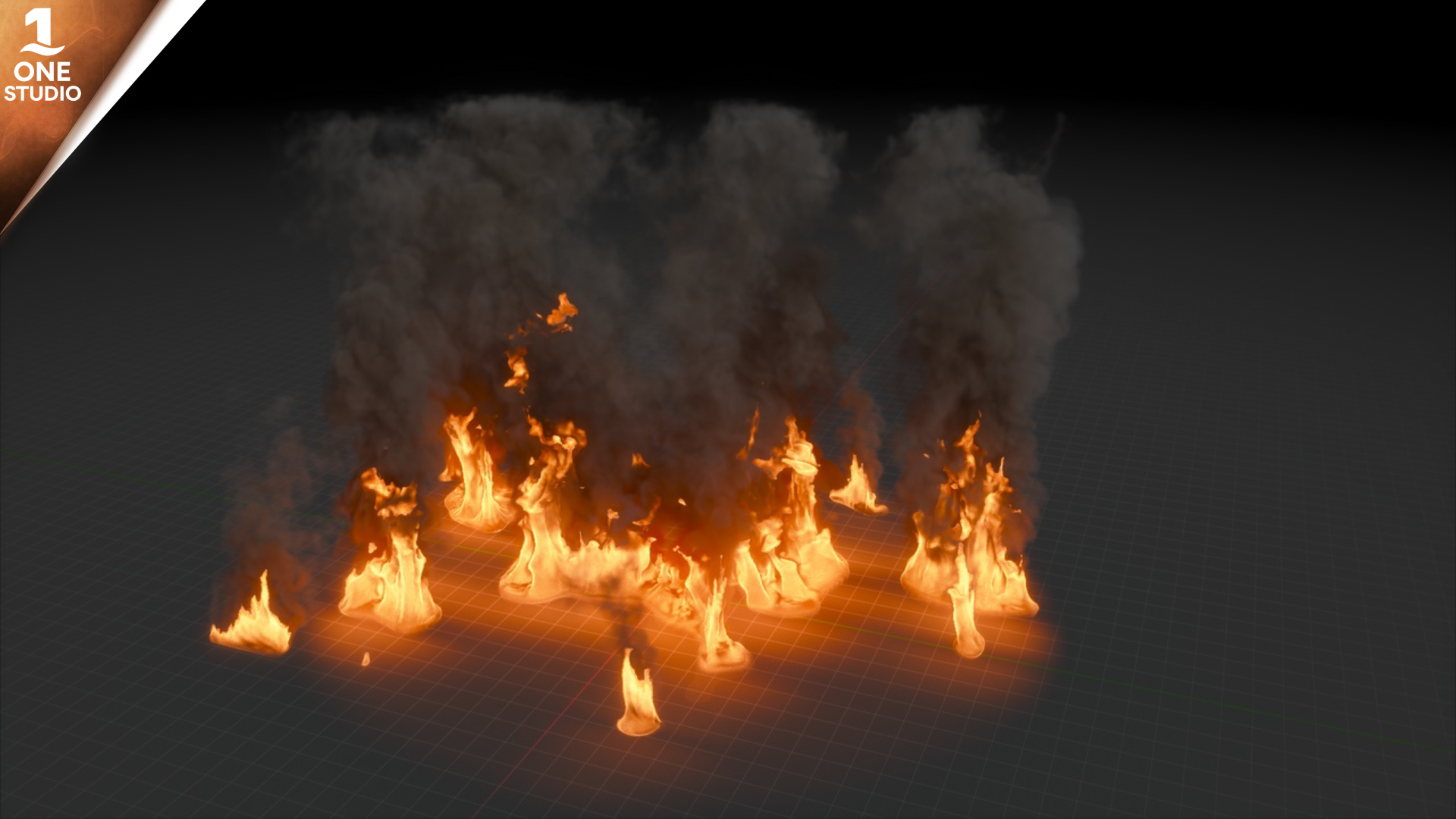 Burning Environment Vdb Effects Pack Loop | Fab