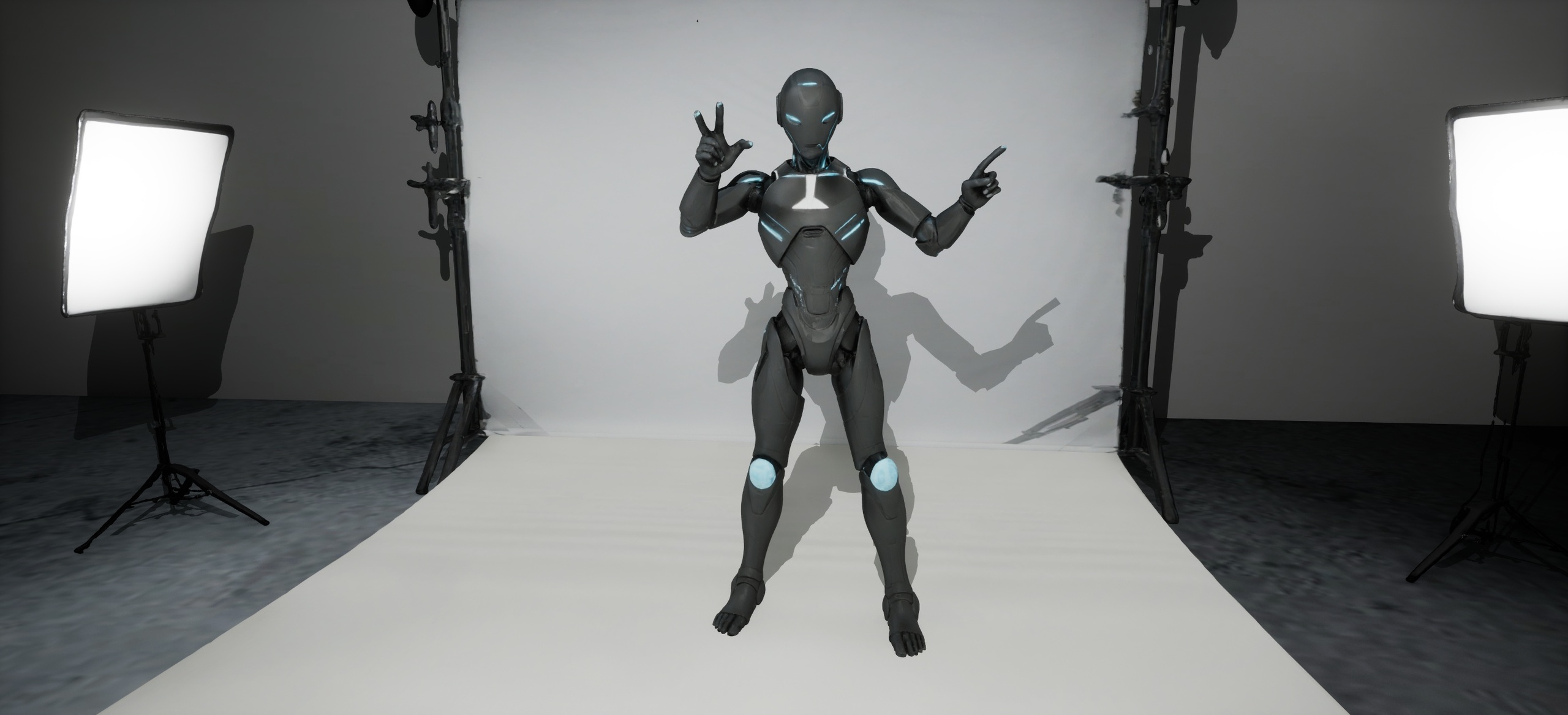 Media 1 for listing Futuristic Android Character - Posed