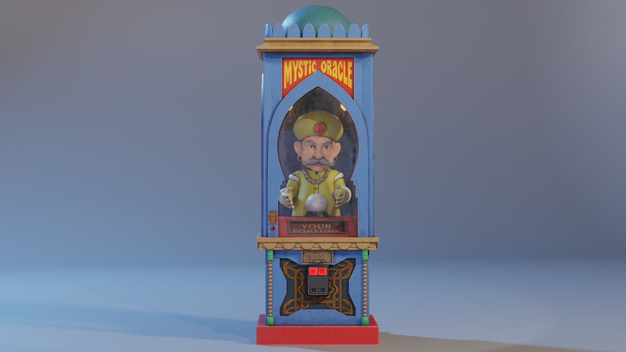 Media 1 for listing Animated Fortune Teller Machine🔮🎩