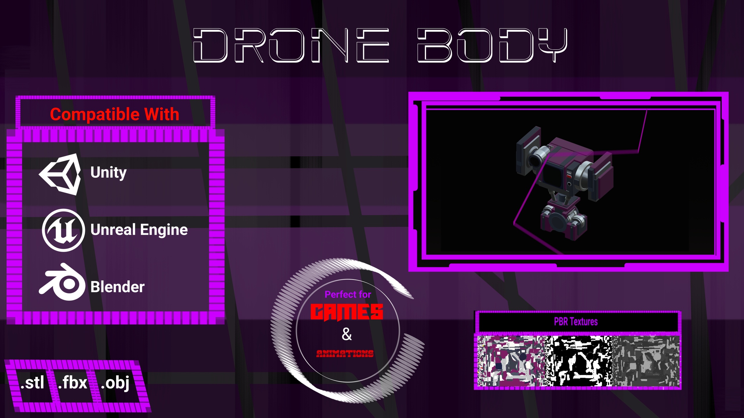 Media 1 for listing Drone Body