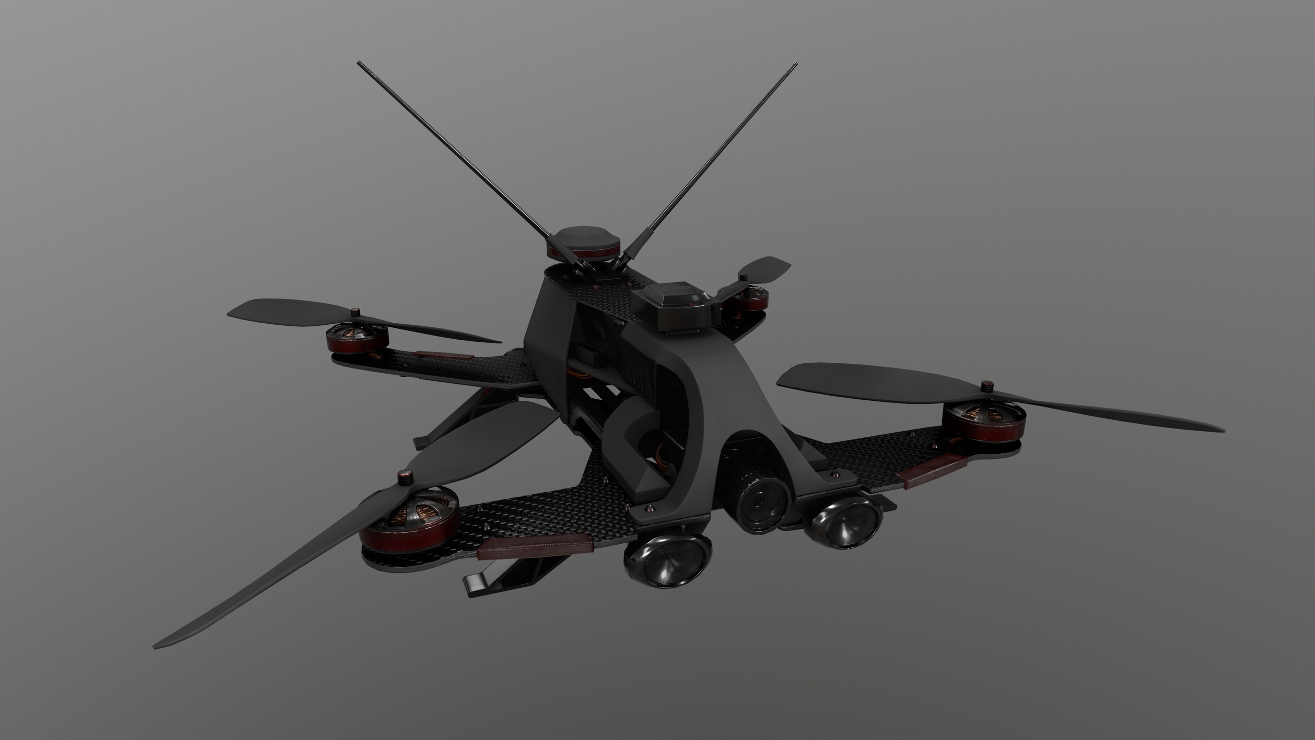 Media 1 for listing FPV Drone Valkyrie S1 – Military UAV (4K PBR, Game Ready)