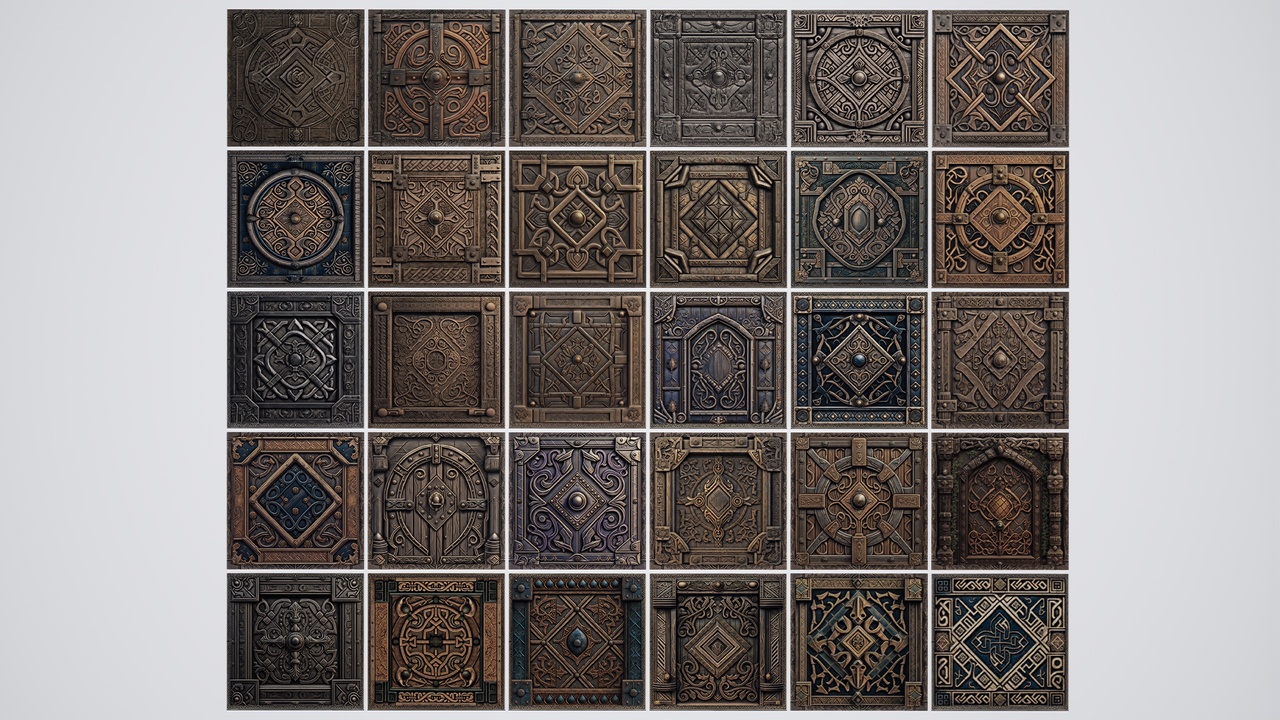 Media 1 for listing 30 Fantasy Dwarven Materials Pack 01
