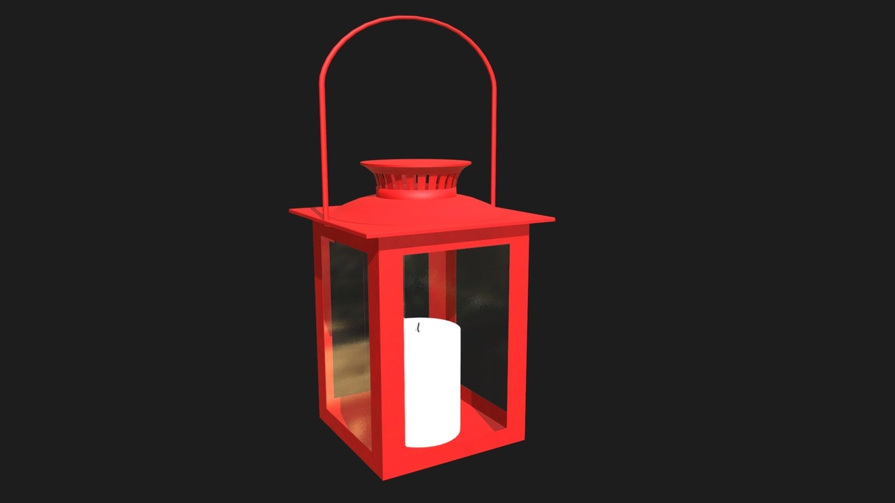 Media 1 for listing Lantern with candle 3