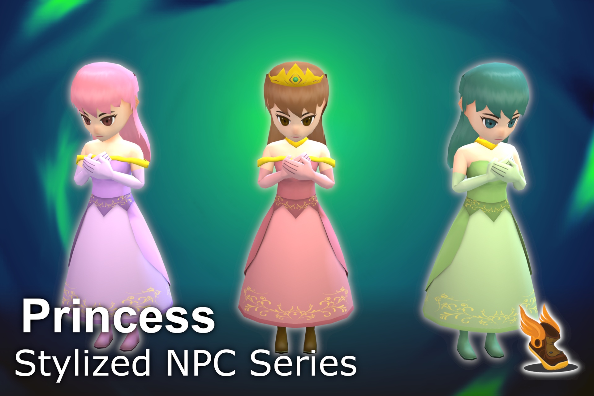 Media 1 for listing Stylized NPC - Princess