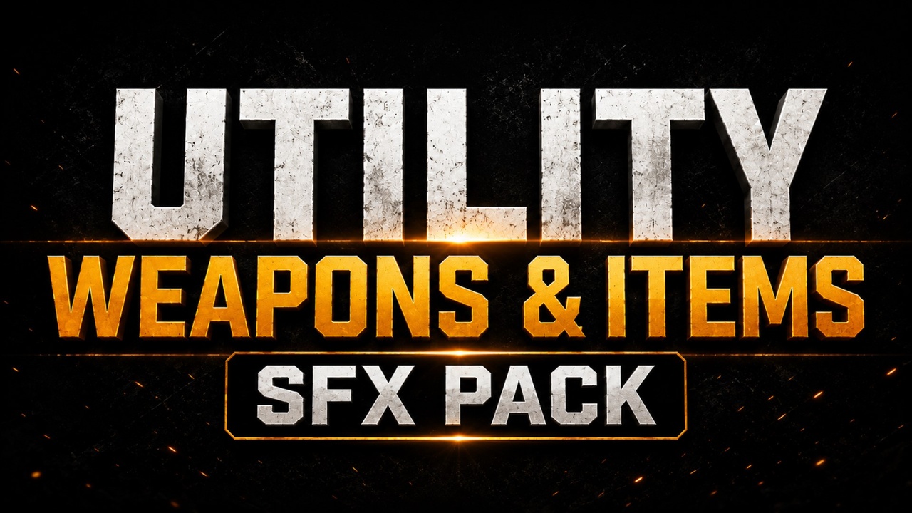 Media 1 for listing Utility Weapons & Items SFX Pack